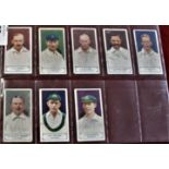 J. A. Pattriouex Cricketers series 1928, (8) cards. G/VG in modern sleeve