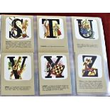 Trade Cards (4) Full sets including Charutos E. Tobacco (A-Z) Brazil, Golden Fleece Swap cards