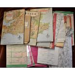 Maps - Mixed lot with about Britain No's 1-4, good condition, various 1970s Ordnance Survey and