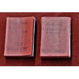 Miniature Dictionaries (2) one French-English and the second German-English. Measure 5cm x 3/1/