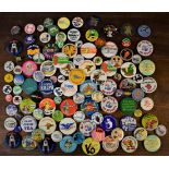 Vintage Tin Pin Badges ranging from the 1970s onward including (100+) Royal Botanic Gardens,