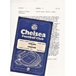 Chelsea v Everton 1960 October 1st League