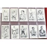 Fred C. Cartledge Famous Prize Fighters 1938 series, 30/50 cards. VG/EX