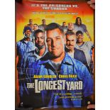 The Longest Yard - Cinematic release poster, starring Adam Sandler, Chris Rock & Burt Reynolds,