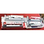 Herpa 1-87 H.O. Miniature model Lorries and drags (4) including 1878 Gollner Spedition, K.