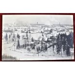 Canada 1905 Elevated Panoramic view Fort Francis, Int Falls, Minneapolis extensive industrial