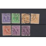 Germany - Allied Occupation 1945-46 British/American Zones London Print pf (14) S.G. A10, A12, A13