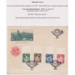 Austria 1937-72 Postal history on (4) pages covers neatly mounted and described includes FDC for