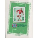 Hungary 1966 World Cup football S.G. MS2191 u/m miniature sheet, Michel 2239 Block 53A.