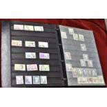Book of ex dealers stock containing albums - stock cards, approval books and packets of mint and