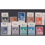 Germany-Allied Occupation 1948-50-British and US Zones-SG A108-A112,A114,A117,A118-A119,A121 u/m