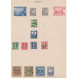 Chile 1901-1955 Collection of m/m and used Air and commemorative stamps on (6) pages.