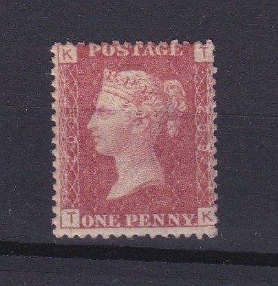 Great Britain 1864-79-SG44 m/m 1d red plate No.209