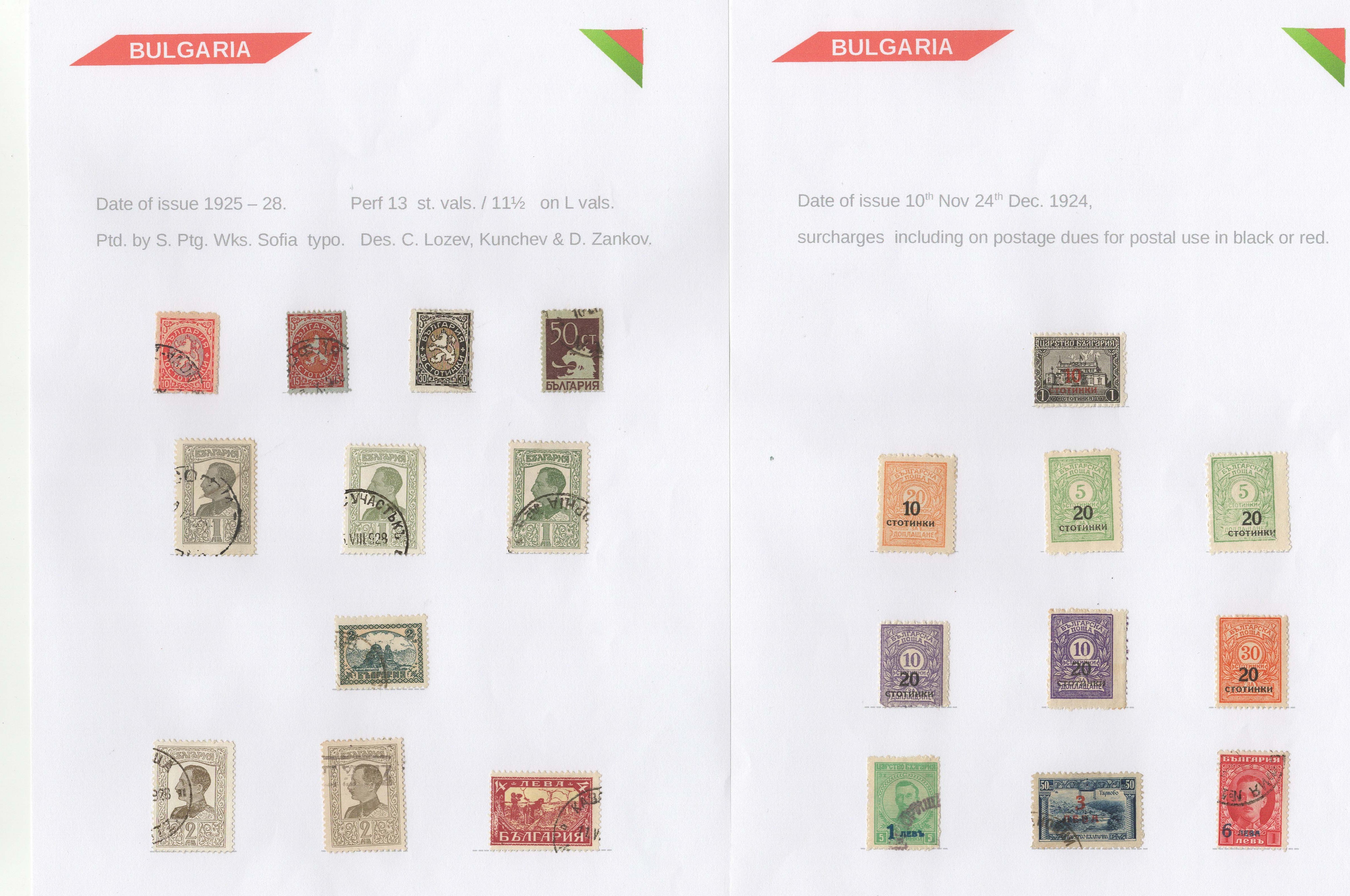 Hungary 1924-27-Group of (5) pages with neatly mounted postal issues and commemorative pus a stock