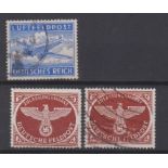 Germany 1942 Military Field Post S.G. M804 used N.V.I. Air S.G. M805 m/m and used N.V.I. Parcel