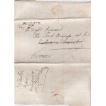 Great Britain Suffolk Folded letter addressed to the Lord Bishop of Norwich redirected to Cromer