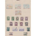 Greece 1875-1930 Collection of m/m and used on (5) pages noted S.G. 506-409 Air issue. Cat £205
