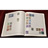 World-A-Z old time triumph stamp album with m/m and used strength in Germany, India and Turkey