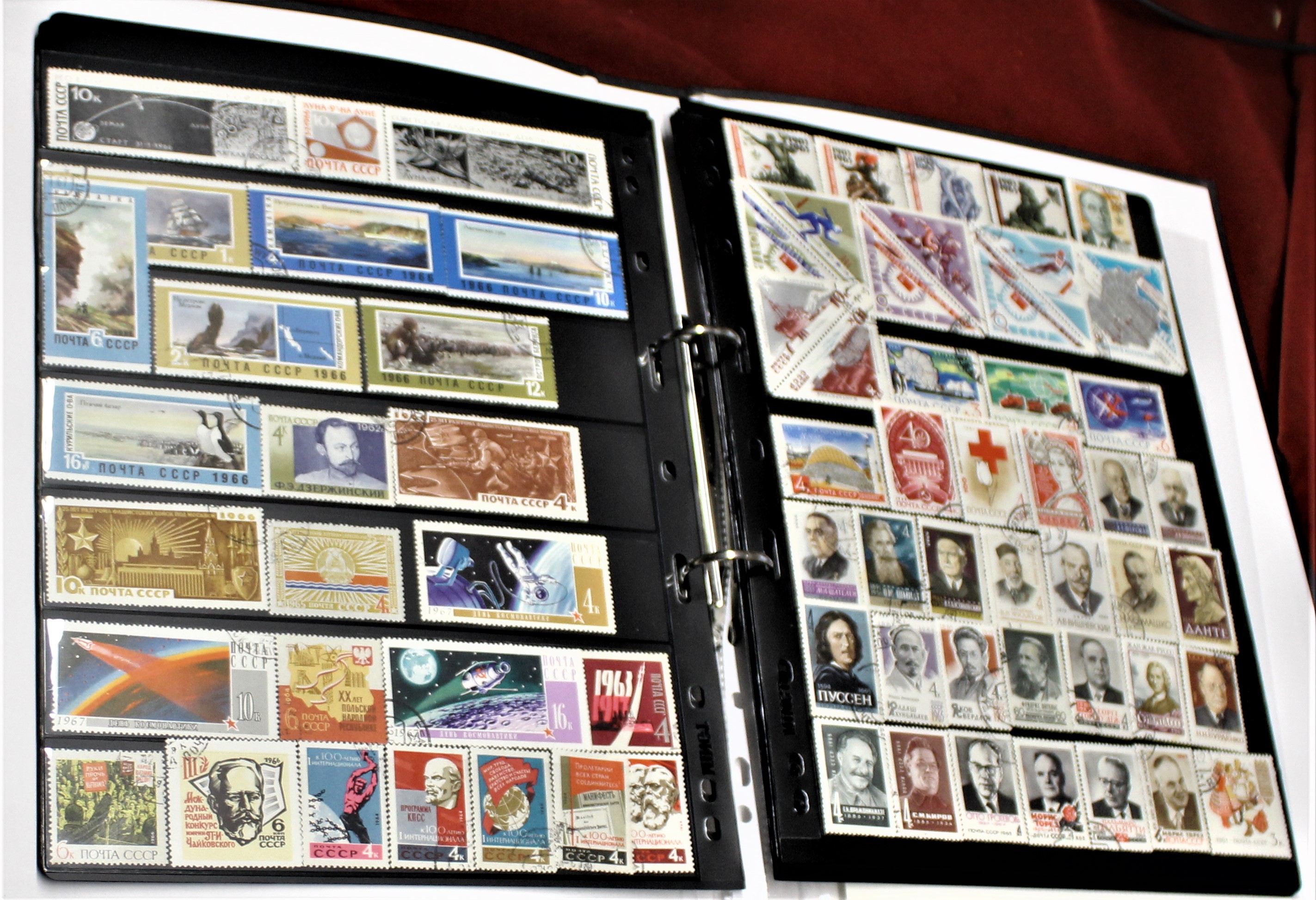 Russia 1889-1989 Ring binder with (24) stock pages of m/m and used definitive and commemoratives - Image 3 of 4
