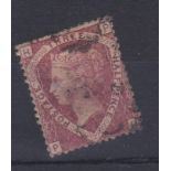 Great Britain 1870-74-SG52 used 1.1/2d lake red plate 3-cat value £75