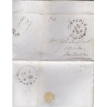 Kent 1848 EL-Benenden to Tenterden with ** Benenden/penny post, (Wilcox 55), (Scarce 'E')