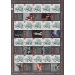 Great Britain 2007-Memories of Wembley Stadium, u/m Post Office label sheet of (20) SG2291 1st class