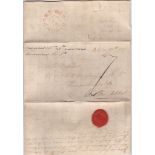 Devon/Devonport 1807 EL - DN450, (26mm) diameter red, Devonport 220 OC27 - 1827 in red, rated 'C'.