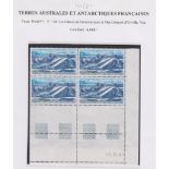 French Southern and Antarctic Territories 1981-93-Collection of (13) pages with u/m corner blocks of