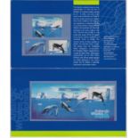 Australian Antarctic Territory 1995-Whaes and Dolphins-Australia Post presentation pack with SG108-