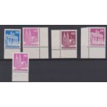 Germany - Allied Occupation 1948-50-Brittish and US Zones-perf 14 issues u/m SG A123a 30pf blue-SG