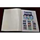 New Zealand 1999-2005 Stockbook containing u/m commemoratives on (32) pages, includes self