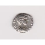 Roman - Julia Domina Silver denarius, rev: VENUS FELIX, about VF struck on small flan