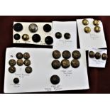 British Military Buttons (31) including REME, General Service, Grenadier Guards, The Suffolk Regt,