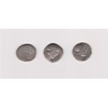 Roman Legionary Denarius of Mark Anthony - together with 2x Roman Republican denarii (bigat type