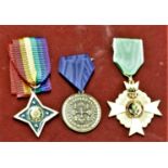 German Medallions (3) to a 6146 H.E. Preussmann including a Legion of Frontiersmen Medal, a Duisburg