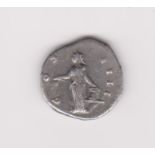 Roman - Antoninus Pius A.D. 138-161 Silver denarius, rev: Victory advancing right, holding wreath