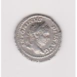 Roman - Caracalla A.D. 198-217 Silver denarius rev: PONTIF TR PX COSII, Securitas seated. RCV