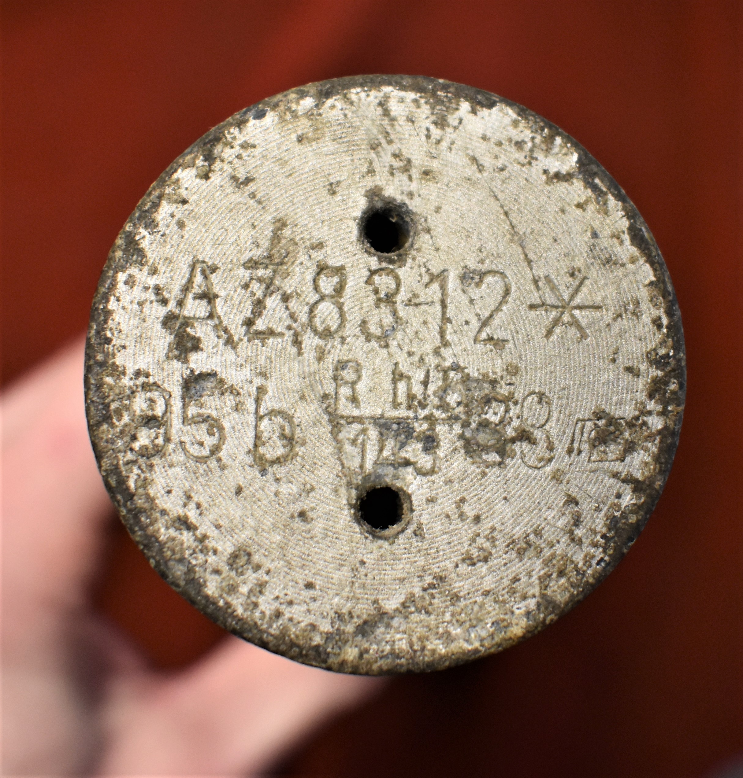 German WWII Elektronbrandebombe B-1E 1 kg Incendiary Bomb, excellent markings dated 1938, markings - Image 2 of 3