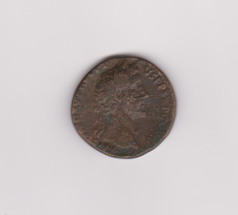 Roman - Antoninus Pius A.D. 138-161 Sestertius, rev: IMPEPIATOR S.C. About fine