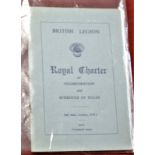 Royal British Legion Booklets (2) Women's Section Standard Bearers' Guide fifth edition 1968 and