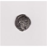 Roman Septimius Severus A.D. - Silver Denarius Rev: providentia - part of edge missing, other wise