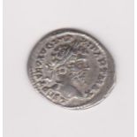 Roman - Septimius Severus A.D. 193-217 Silver denarius, rev: COSIII PP Victory advancing left