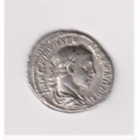 Roman - Severus Alexander A.D. 222-235 rev: VICTORIA AVG, victory advancing left. very fine or