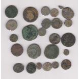 Roman bronze Coinage - an unchecked and uncleaned both of detector finds (20++)