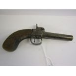 ANTIQUE FIREARM, 19th Century centre pin fire percussion pistol