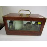 BAROGRAPH, cabinet cased barograph by Selby & Co