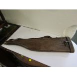 LEATHER LEG OF MUTTON GUN CASE, 31"