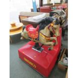 AMUSEMENT RIDE, coin operated child's ride "Bronco"