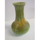 RUSKIN POTTERY, 1932 mottled glaze 6" vase