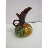CHRISTOPHER DRESSER, Linthorpe pottery brown glazed 5" jug, incised base "370"
